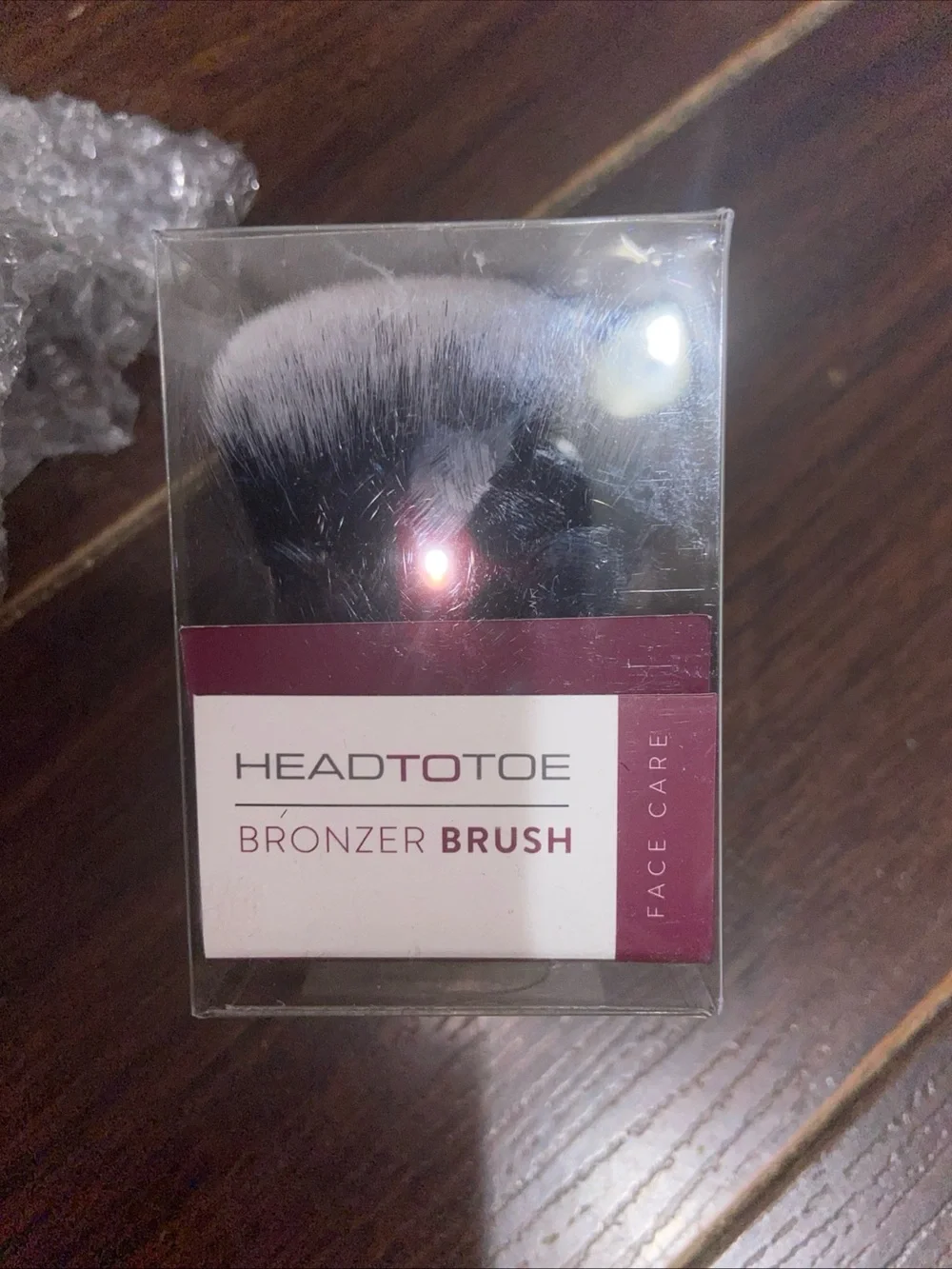 HeadToToe Bronzer Brush  Face Care - Black & White Bristles